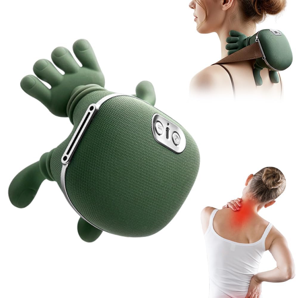 SUMFGO Neck Massager with Heat, Wireless 4D Shiatsu Neck & Back